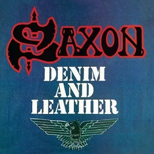 Saxon - Denim And Leather [Red w/ Black Splatter Vinyl]  (New Vinyl LP)
