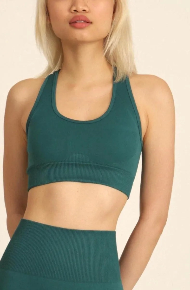 Seamless Gym Set - Dark Green