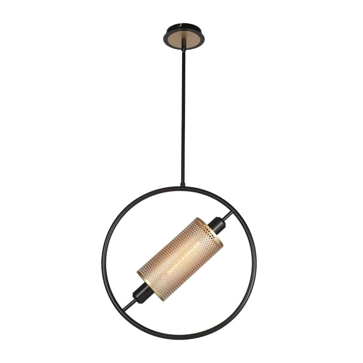 Seamore 19 in. Pendant Light Black Finish