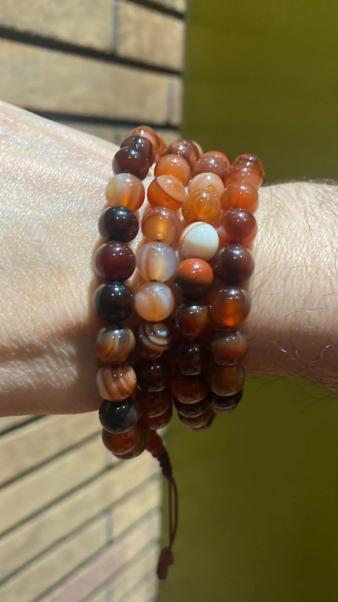 Semi-Precious Stone 8MM 108 Bead Crystal Malas (Assorted)