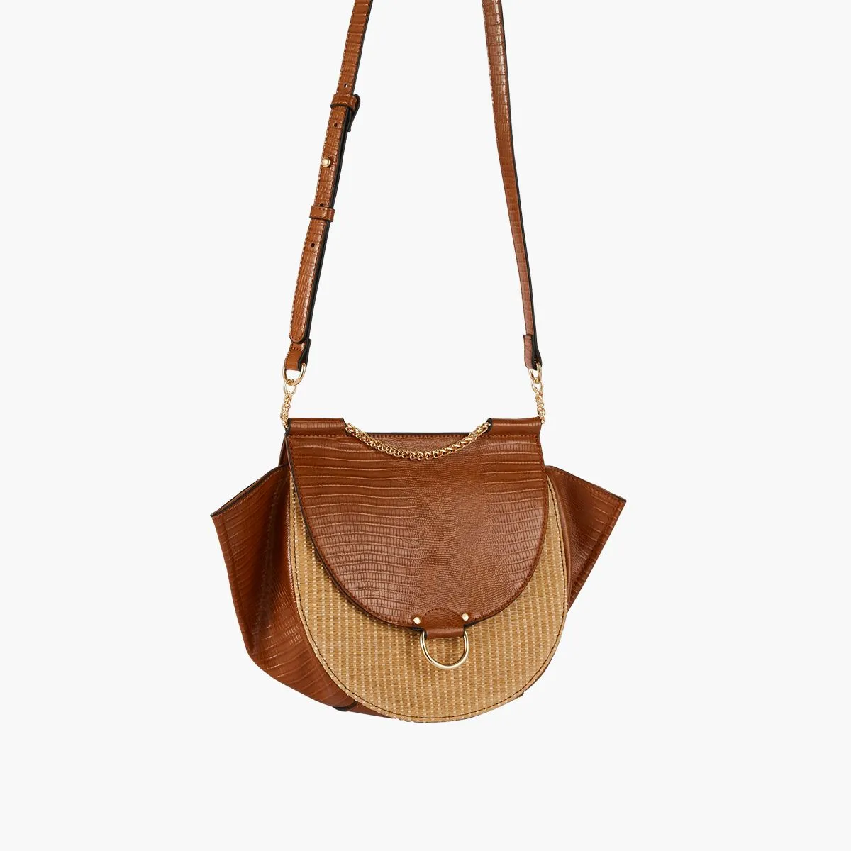 Shoulder moon bag