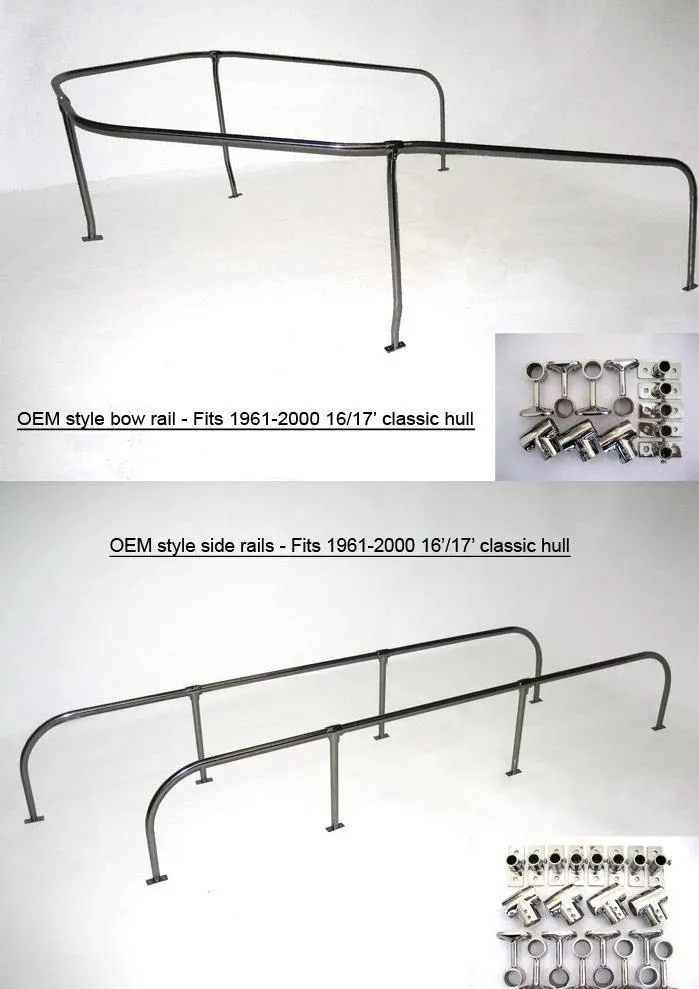 Side Rails - Classic 16'-17' Boston Whaler (OEM Style) 1958-2002