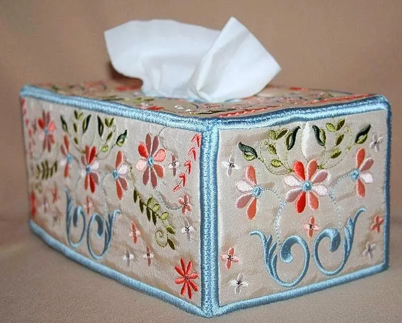Signature Tissue Box Cover