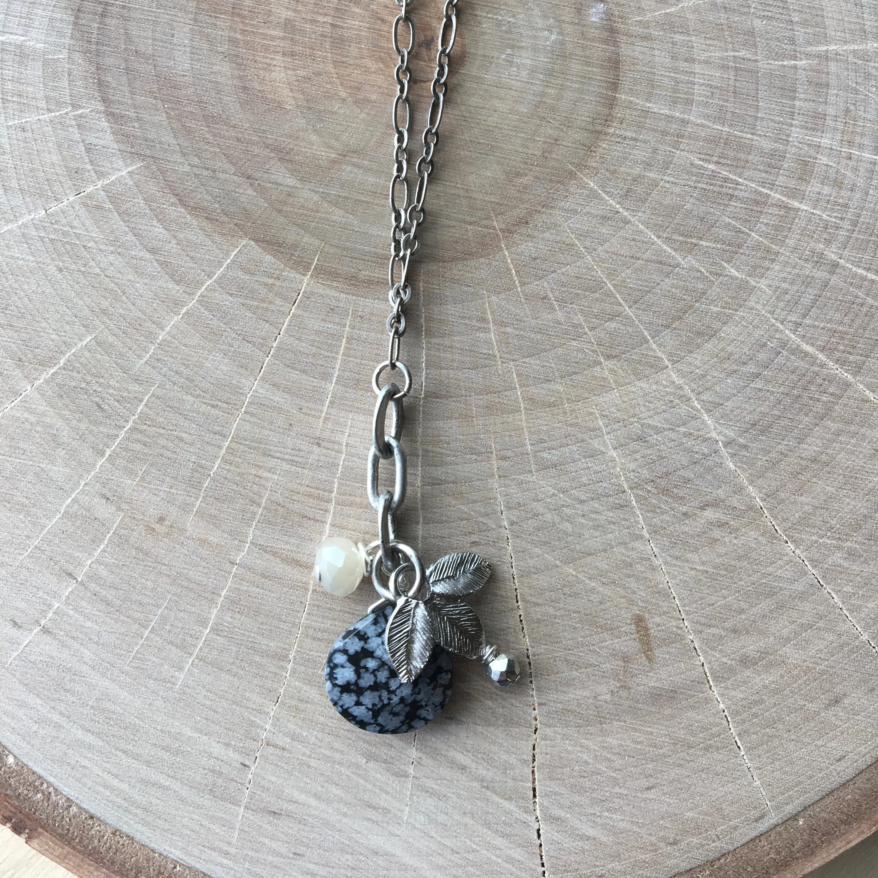 Silver Short Pendant Necklace