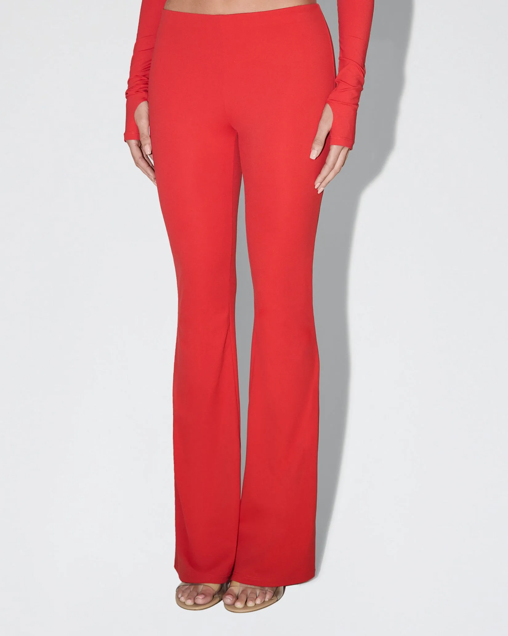 Smooth Stretch Low Rise Pant | Cherry