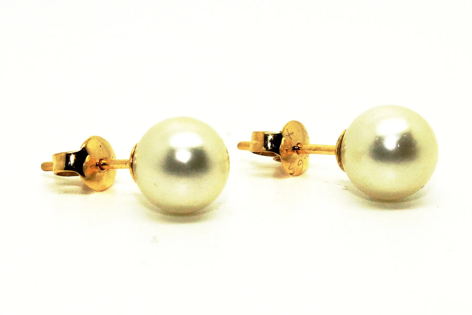 South Sea Pearl Studs-9mm Ad No.1138