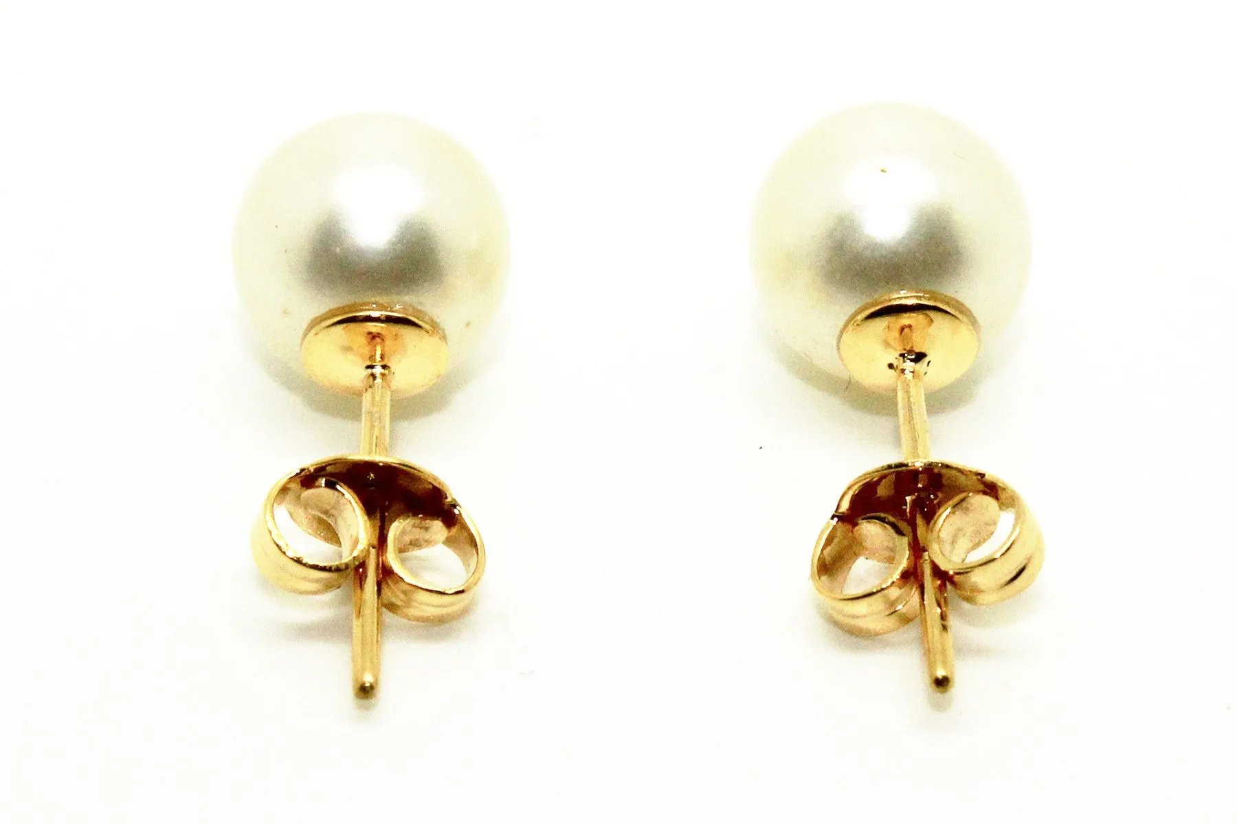 South Sea Pearl Studs-9mm Ad No.1138