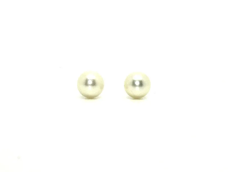 South Sea Pearl Studs-9mm Ad No.1138