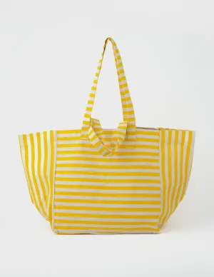 Stella and Gemma Shopper Bag - Yellow Stripe