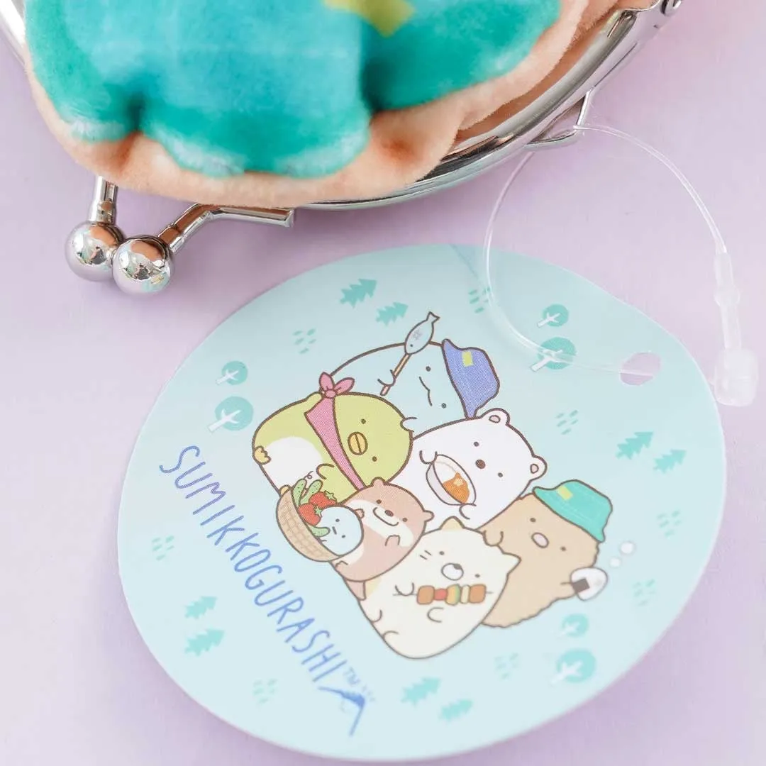 Sumikko Gurashi Mini Clasp Coin Purse - Tonkatsu & Ebifurai no Shippo