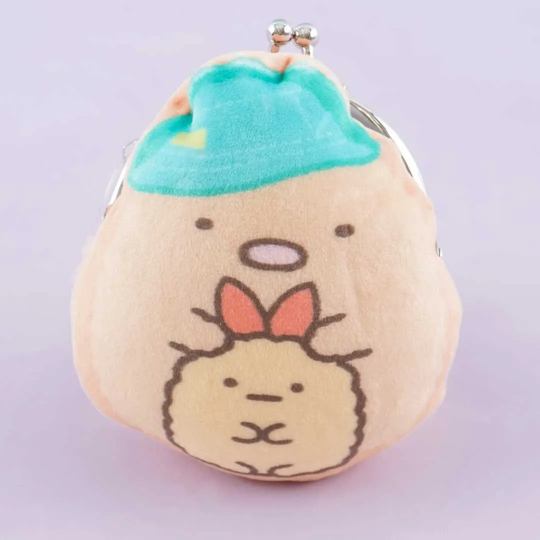 Sumikko Gurashi Mini Clasp Coin Purse - Tonkatsu & Ebifurai no Shippo