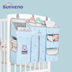 Sunveno Crib Organizer convenient way to store all of your baby's essentials