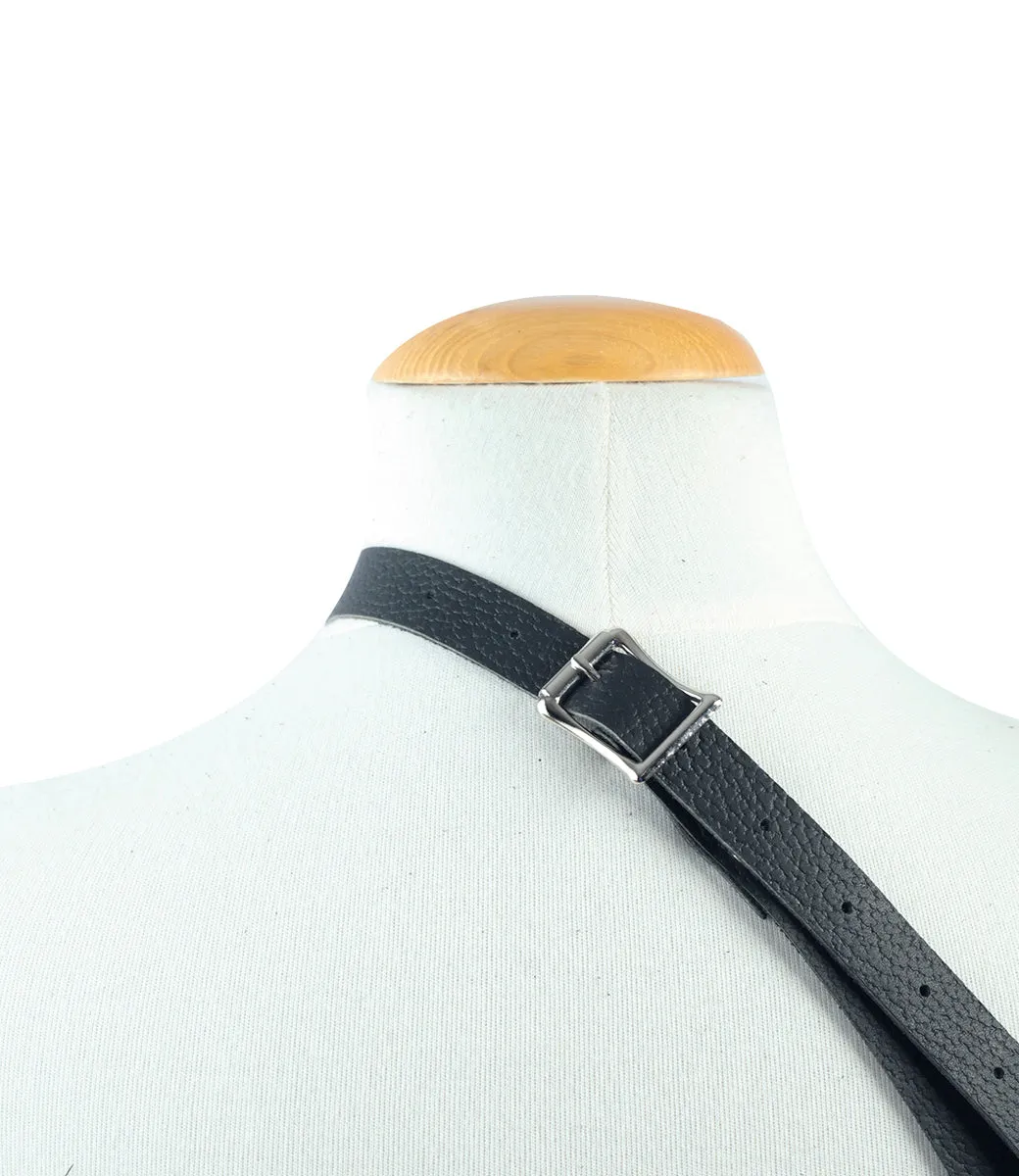 Trinity Knot on flap cross body bag