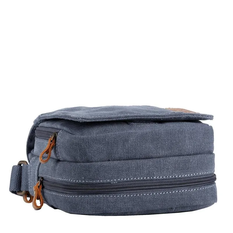 Troop London TRP0220 Classic Across Body Bag in Blue