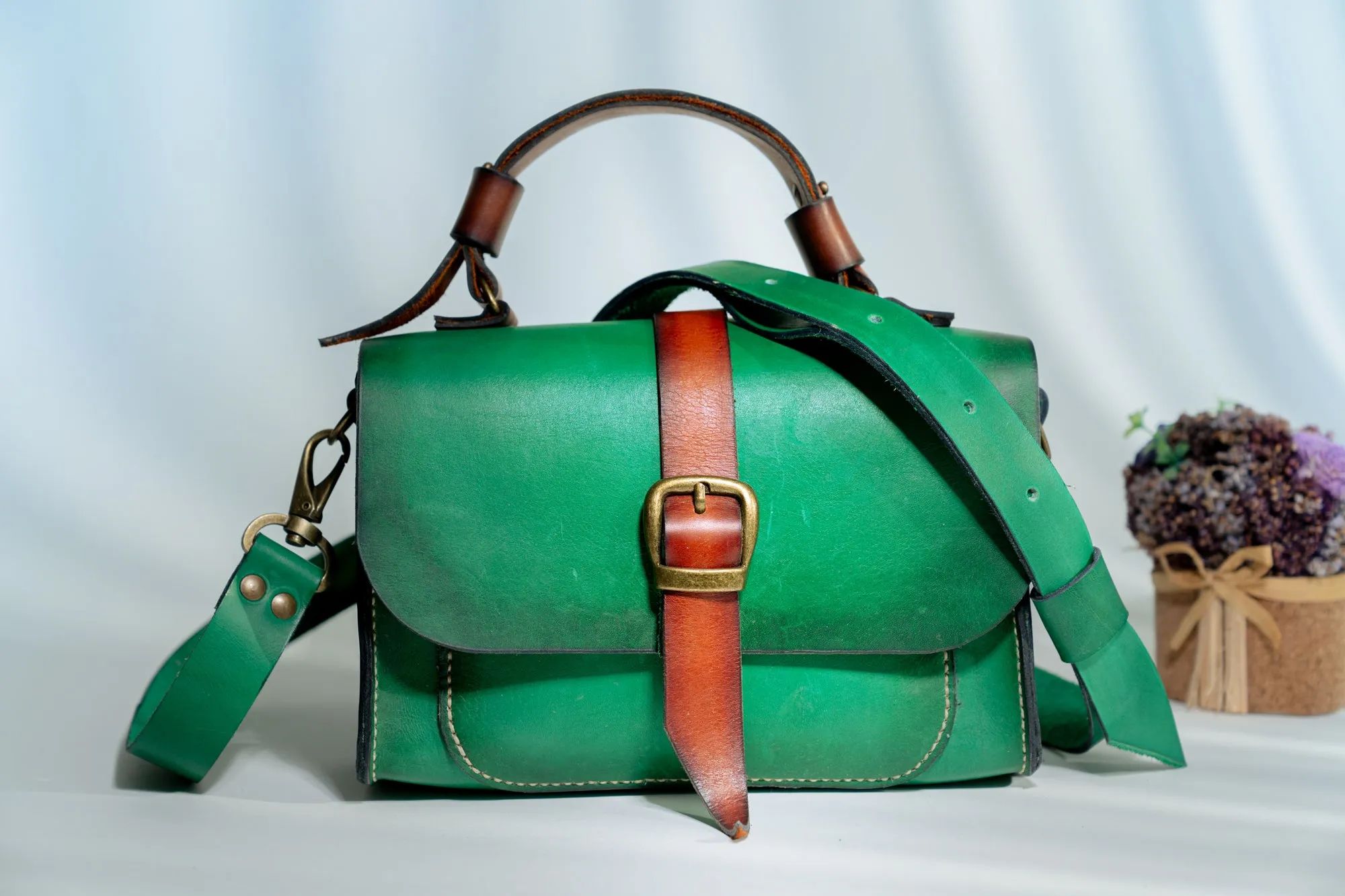 Unique Leather Handbag
