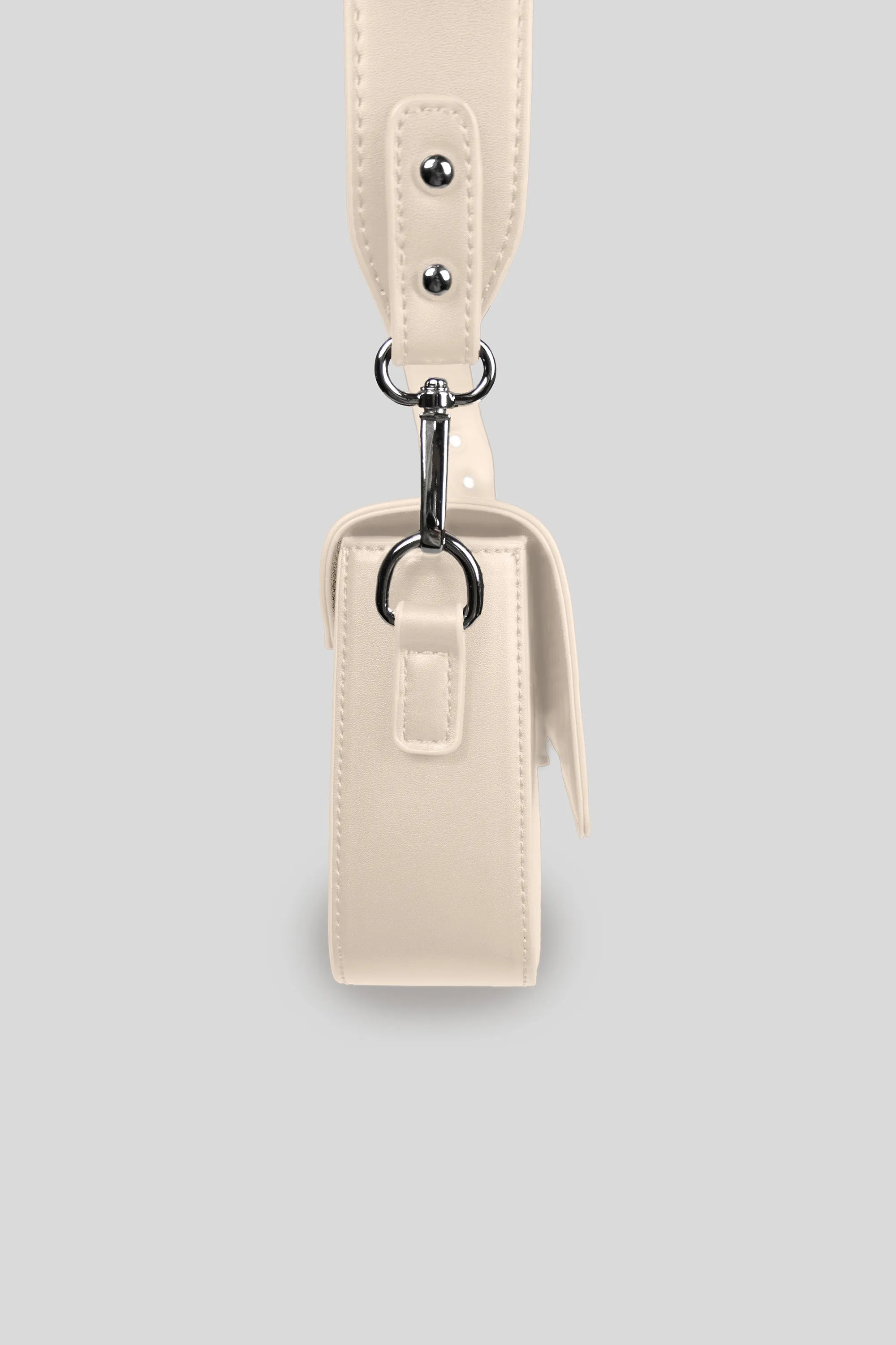 Vegan Leather Bag — Cream