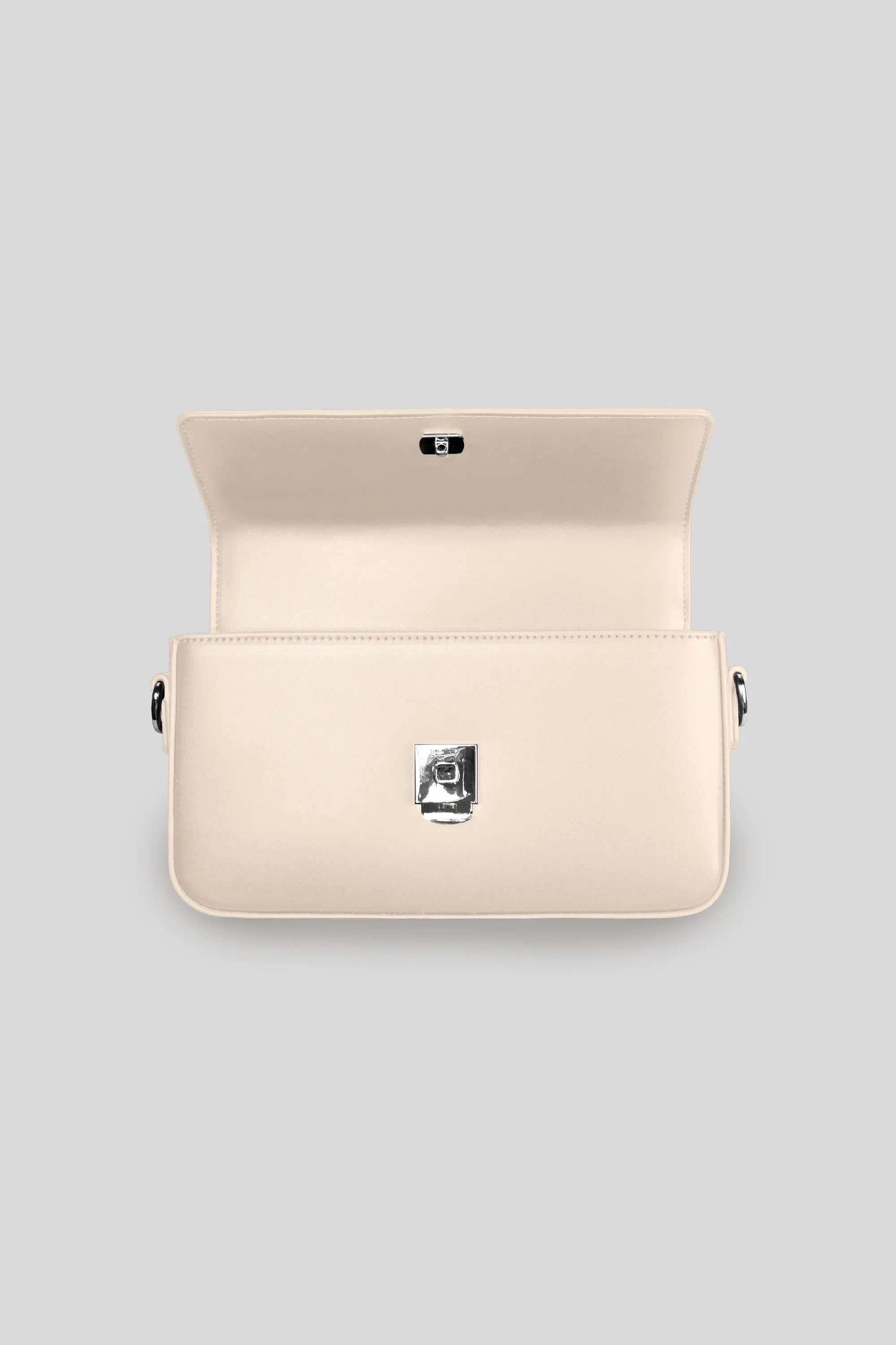 Vegan Leather Bag — Cream