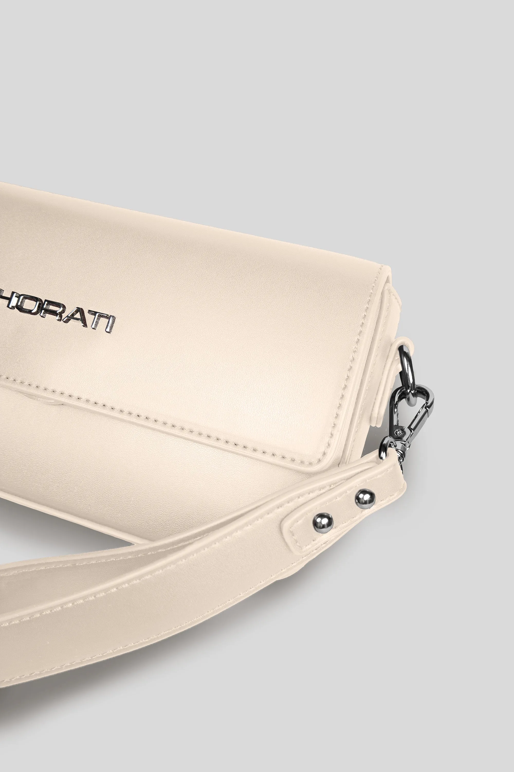 Vegan Leather Bag — Cream