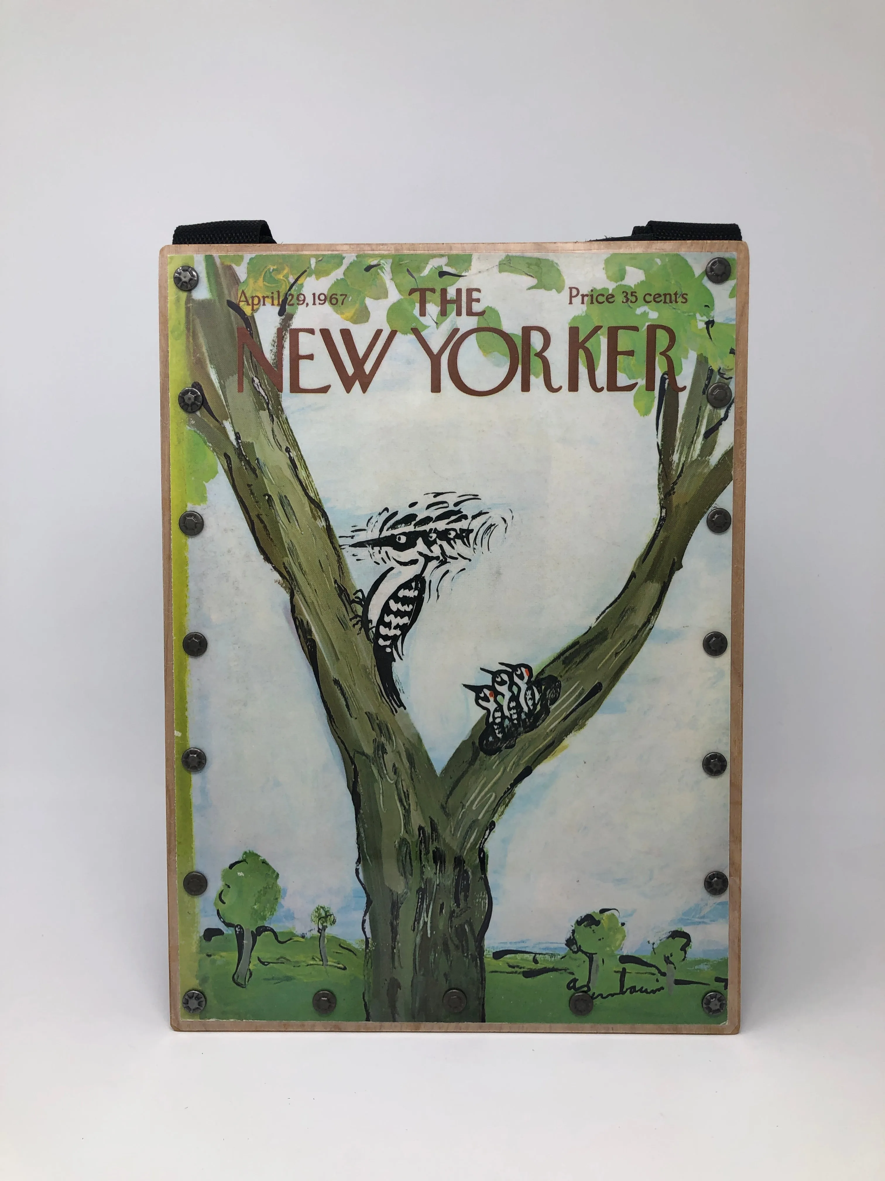 Vintage Graphics Magazine Purse - The New Yorker April 29, 1967