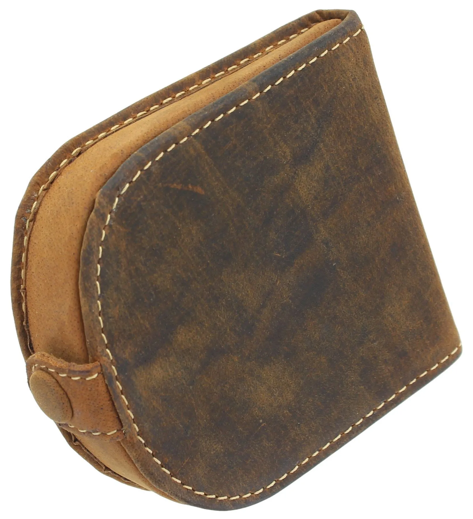 Visconti MONZA Collection Vegetable Tanned Leather Tray Coin Purse TRY5
