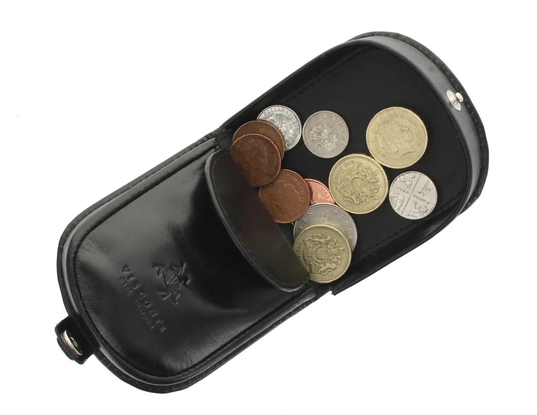Visconti MONZA Collection Vegetable Tanned Leather Tray Coin Purse TRY5