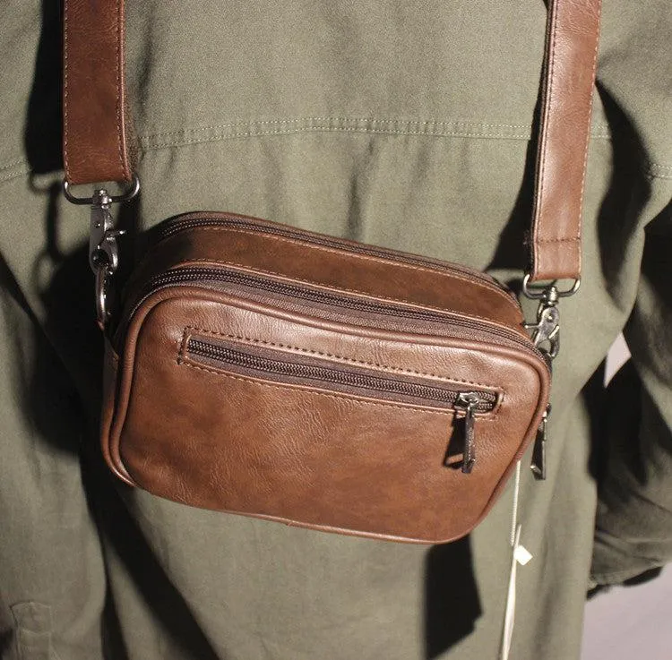 Vvsha  Christmas Gift Pu Leather Chest Bag