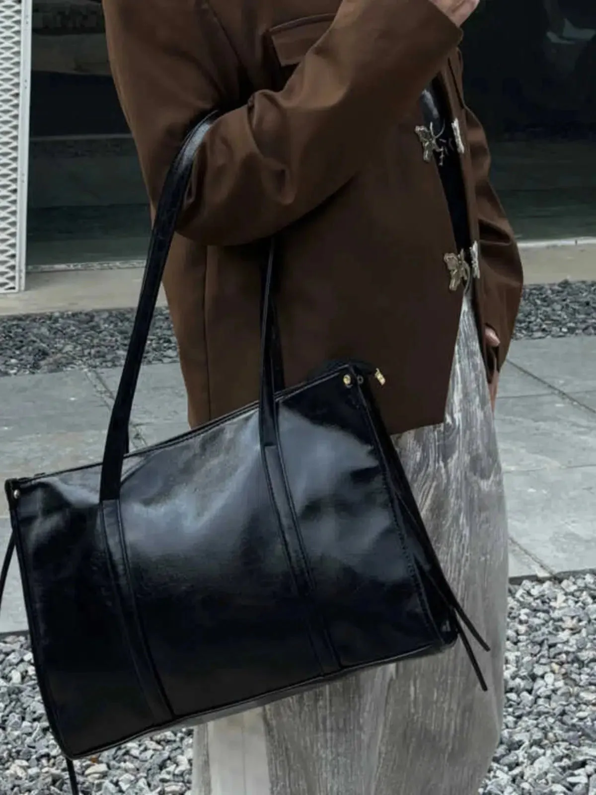 Vvsha  Christmas Gift Zip Closure Casual Shoulder Bag