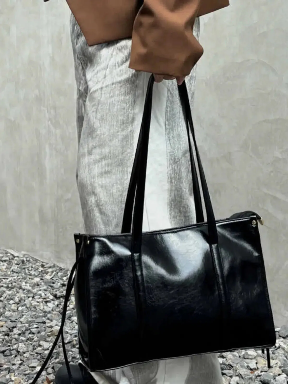 Vvsha  Christmas Gift Zip Closure Casual Shoulder Bag
