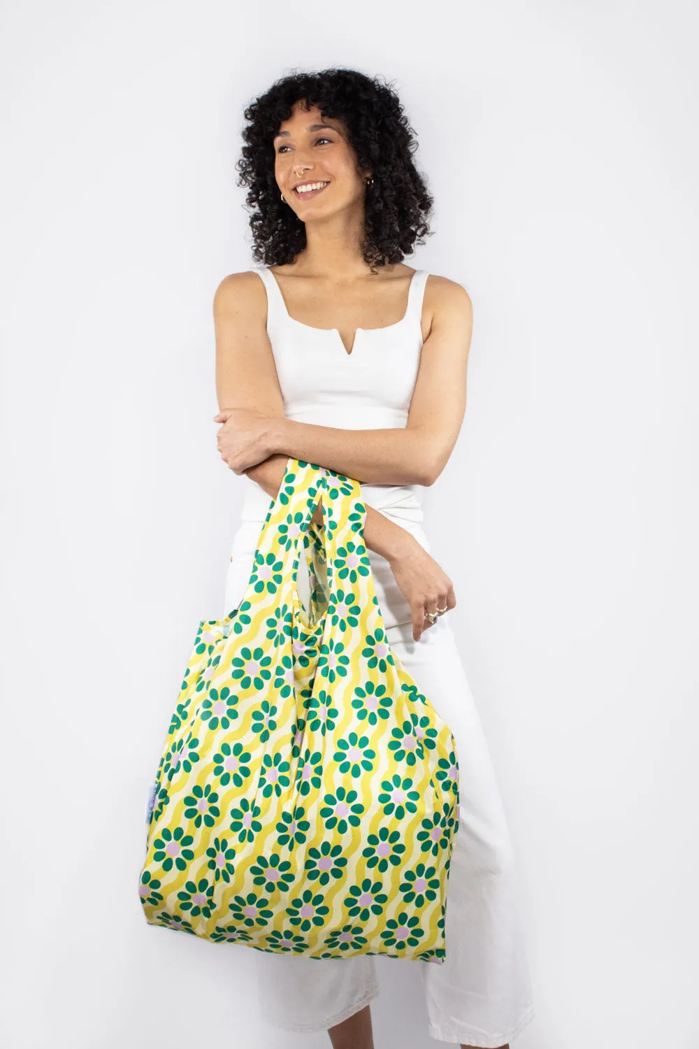 Wavy Daisy | Extra Large Reusable Bag