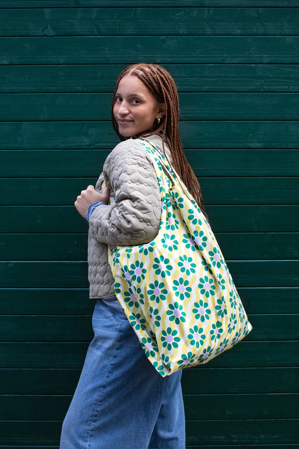 Wavy Daisy | Extra Large Reusable Bag