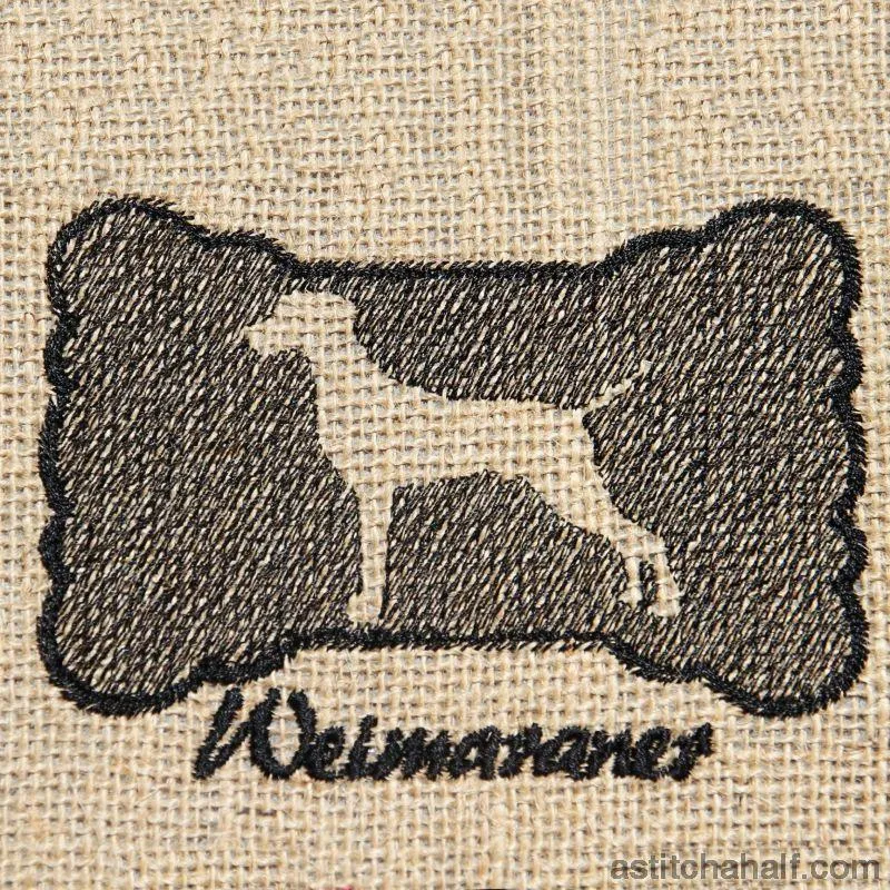 Weimaraner  Dog Sillhouette
