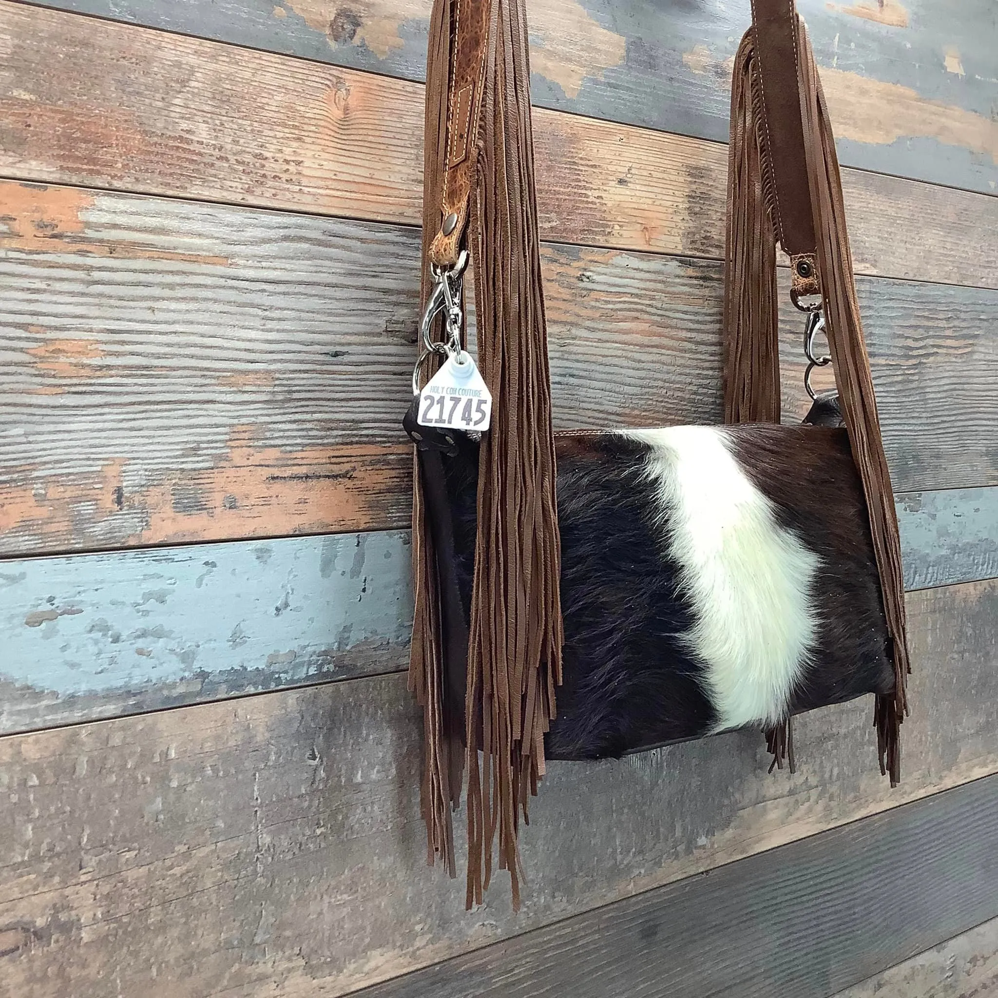 Western Mini Leather Fringe Strap 36" #21745