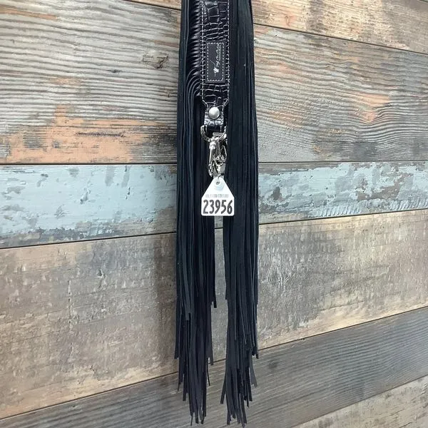 Western Mini Leather Fringe Strap 36" #23956