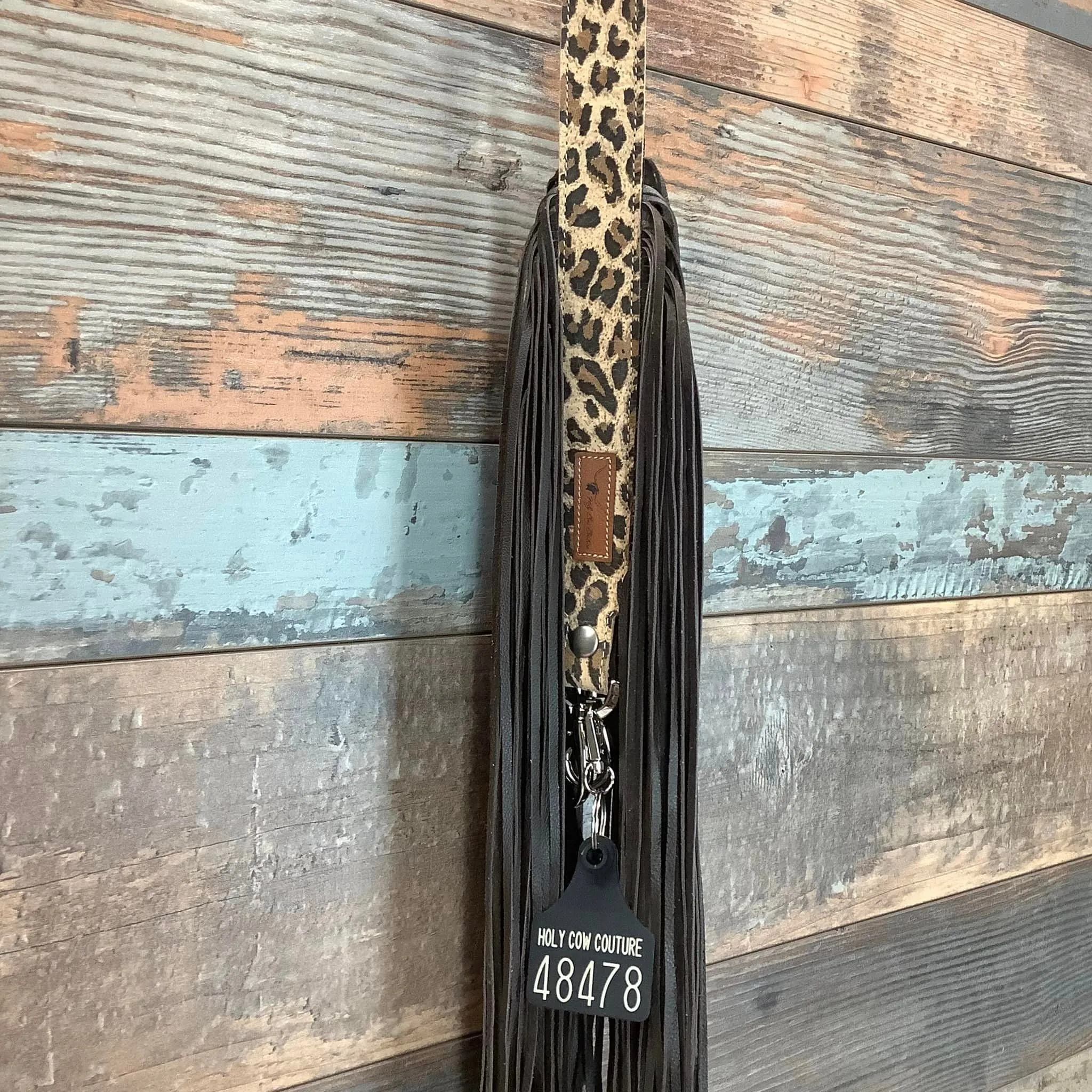 Western Mini Leather Fringe Strap 48" #48478
