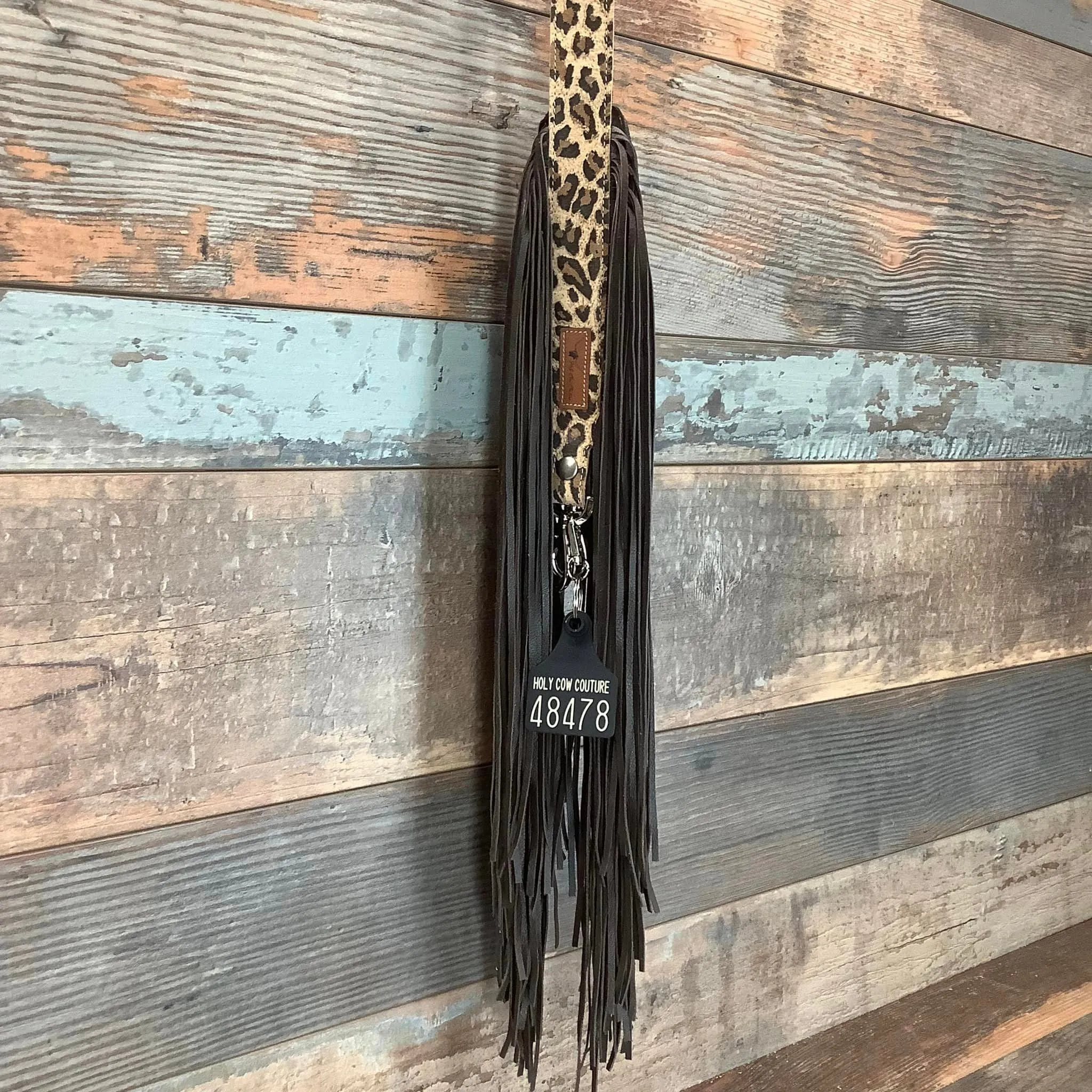 Western Mini Leather Fringe Strap 48" #48478