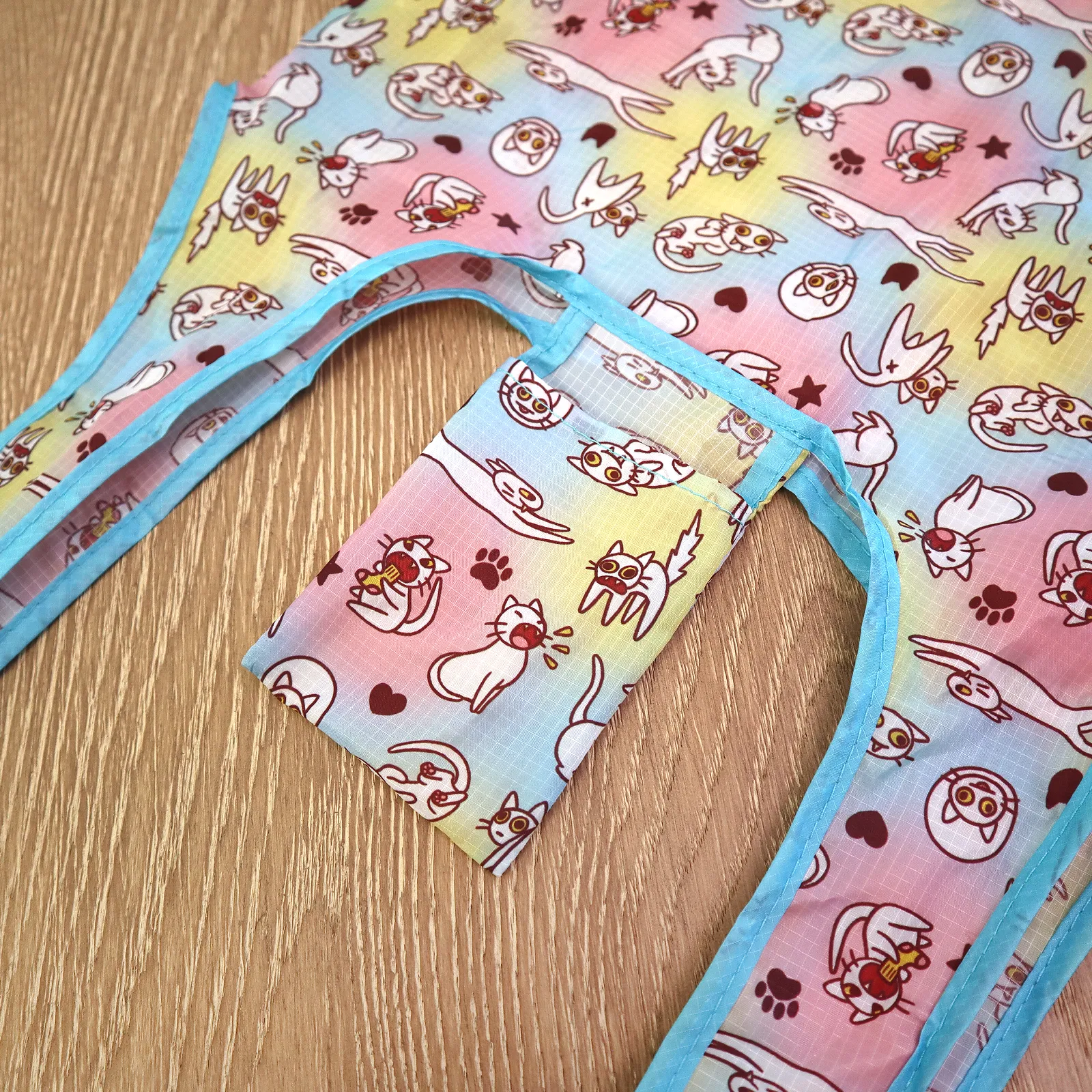 WHOLESALE "Why Bebe Why" Reusable Nylon Bags- 10 Pieces