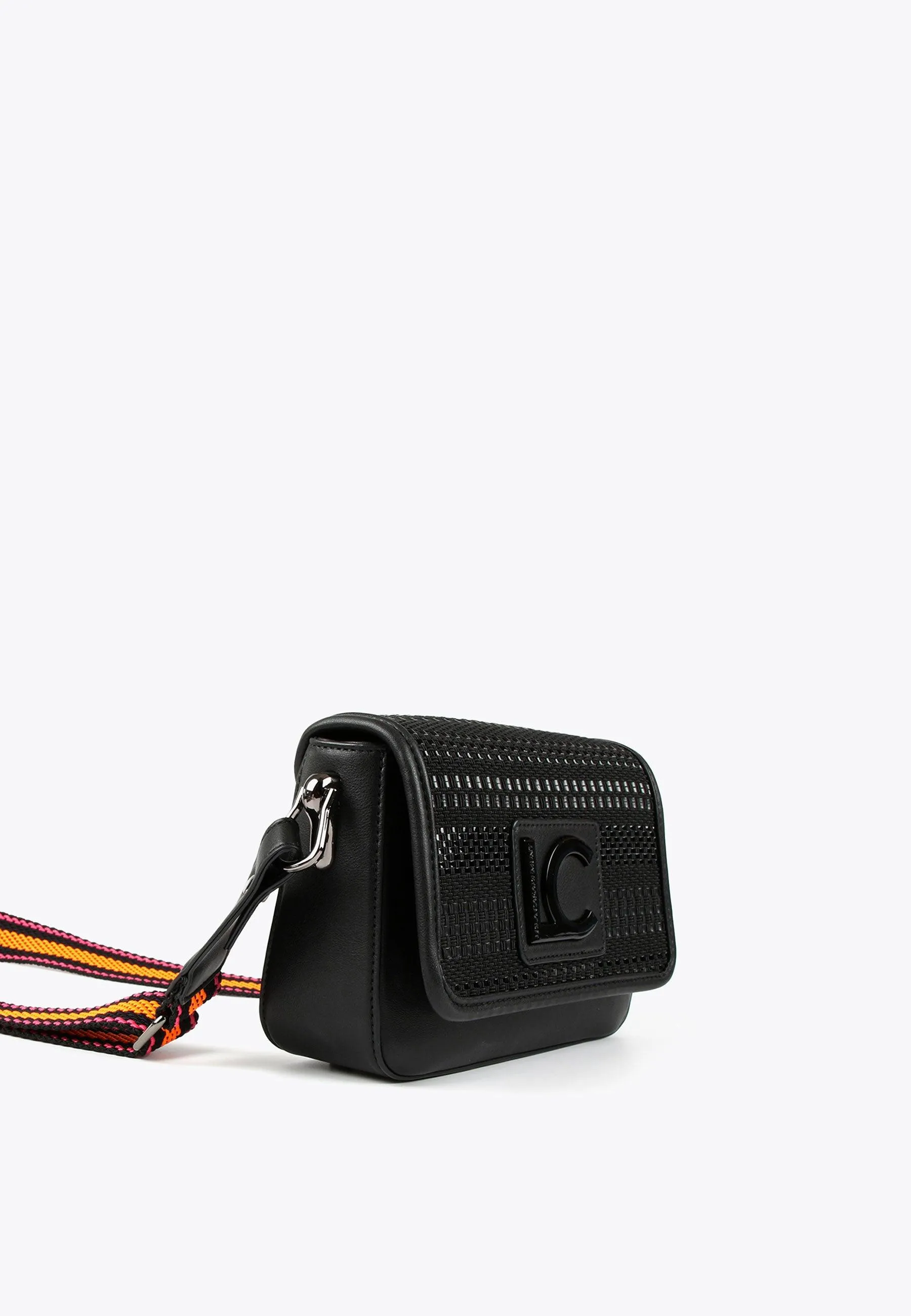 Woven crossbody bag