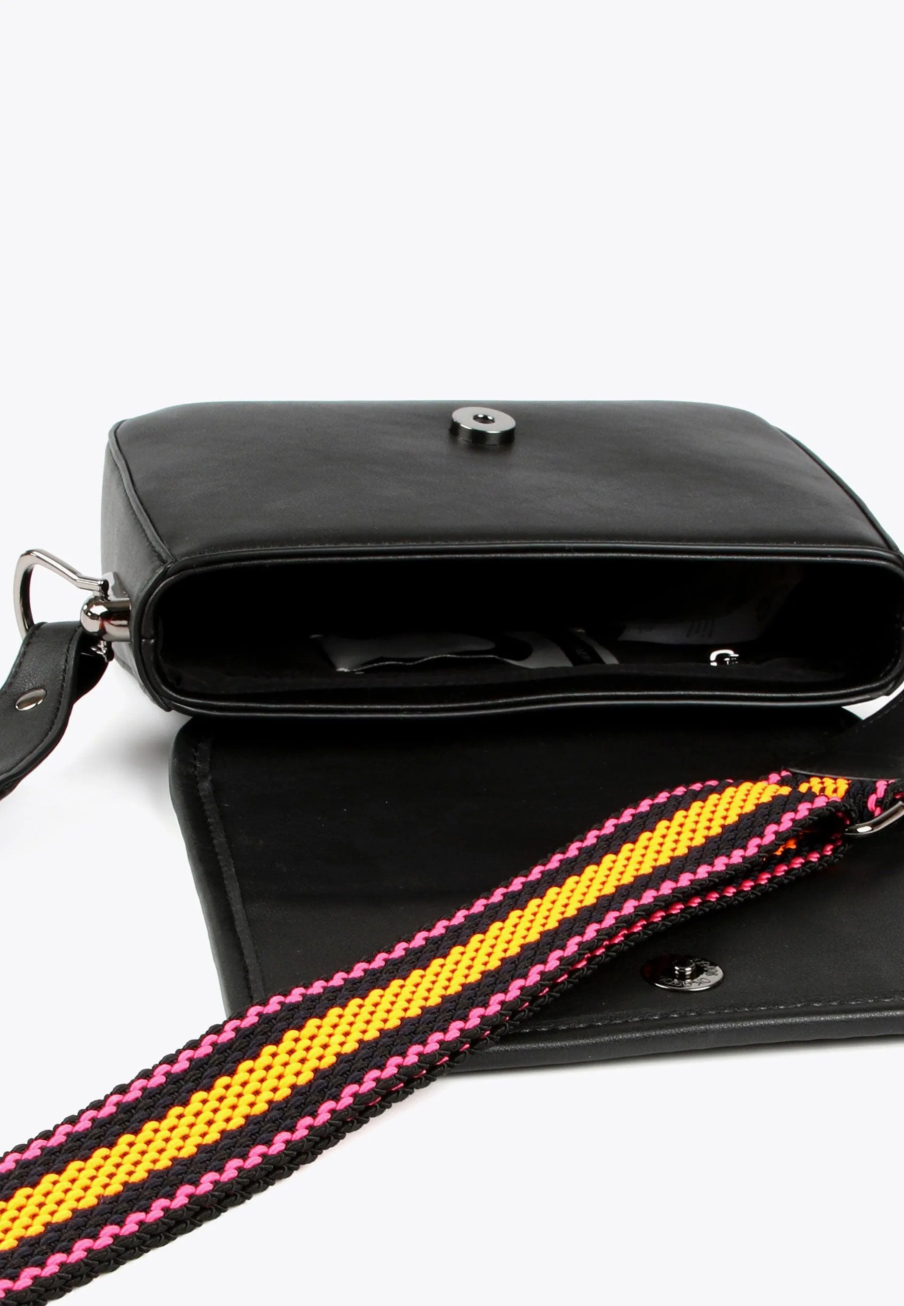 Woven crossbody bag