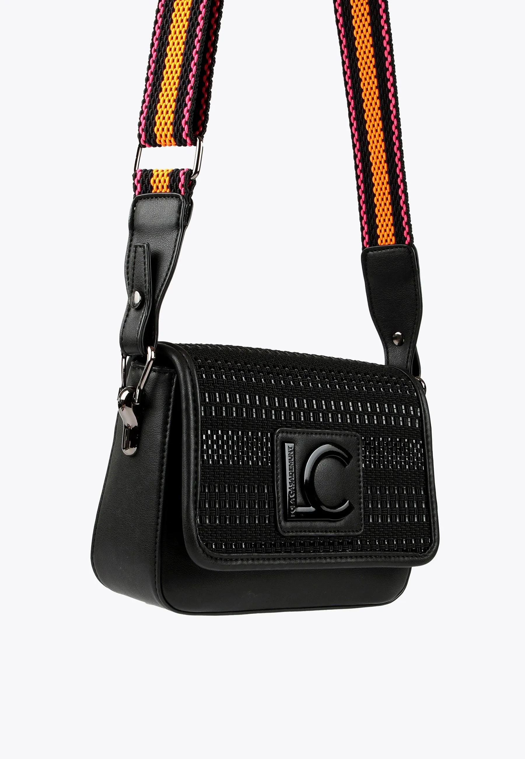 Woven crossbody bag