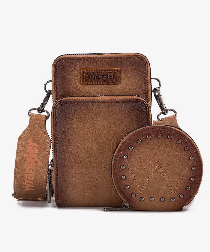 Wrangler Crossbody Cell Phone Purse with Coin Purse