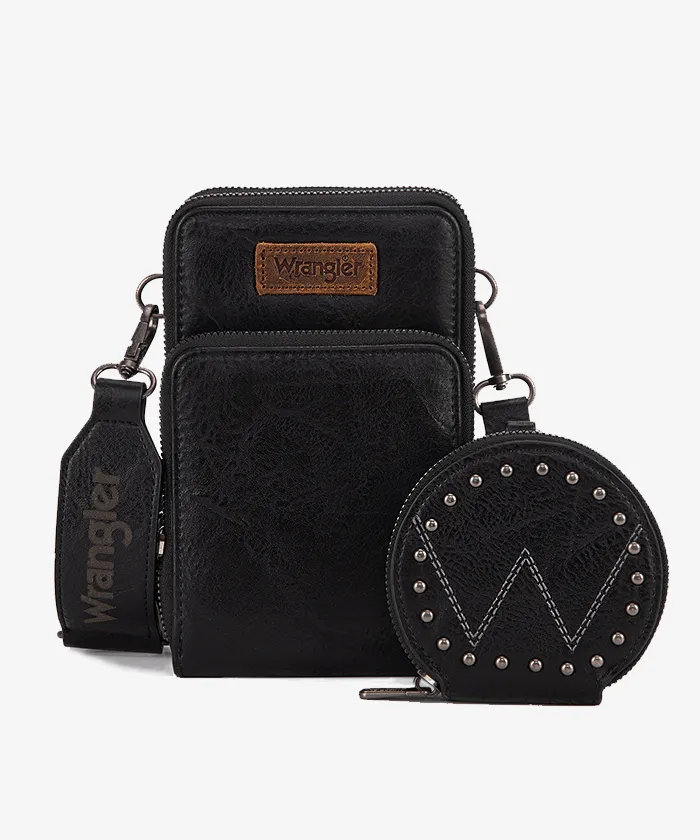 Wrangler Crossbody Cell Phone Purse with Coin Purse