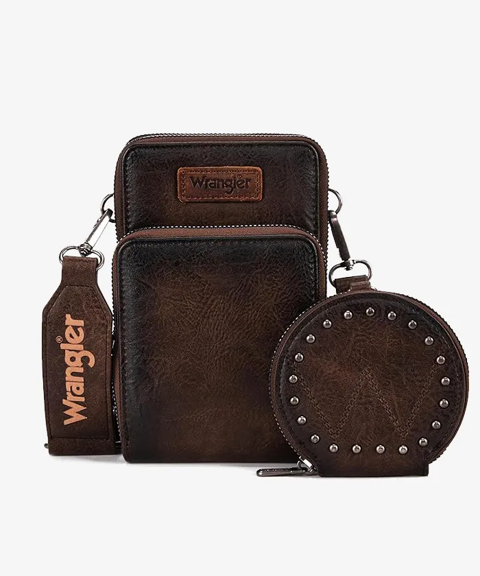Wrangler Crossbody Cell Phone Purse with Coin Purse