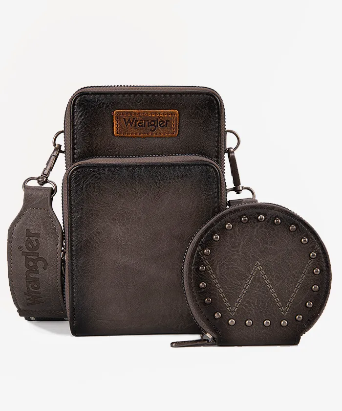 Wrangler Crossbody Cell Phone Purse with Coin Purse
