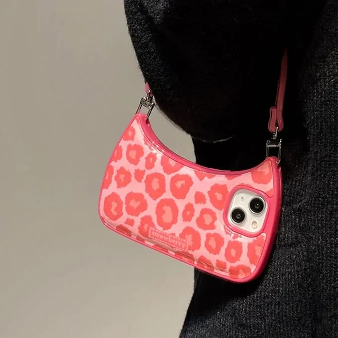 Y2k Leopard Bag iPhone Case