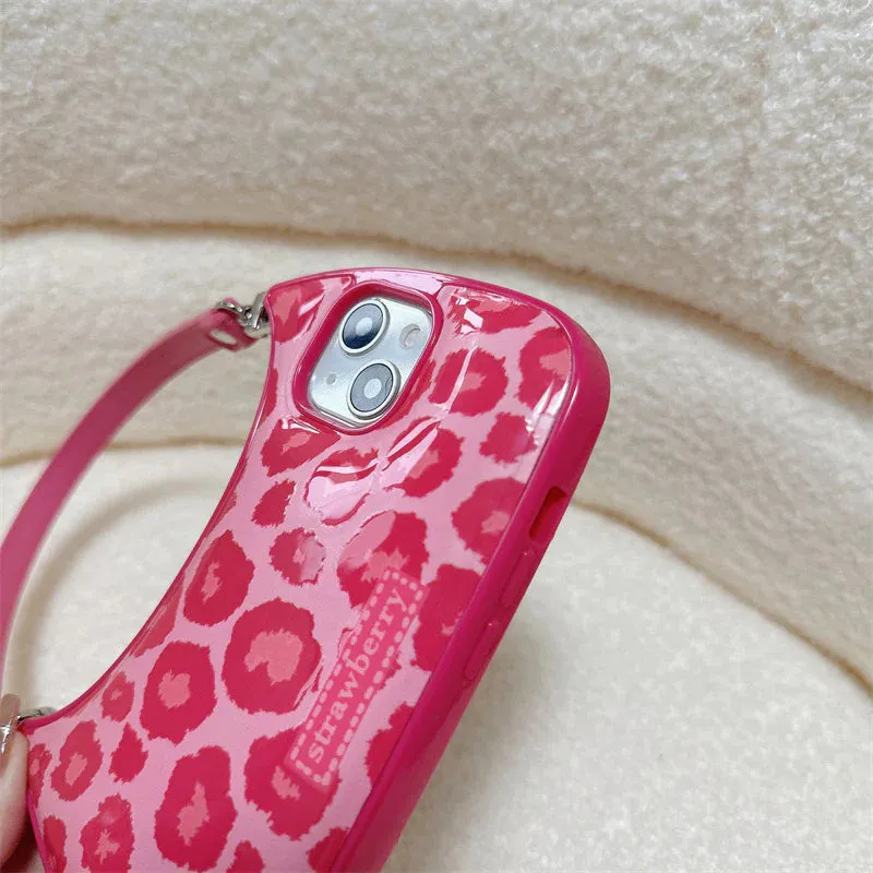 Y2k Leopard Bag iPhone Case
