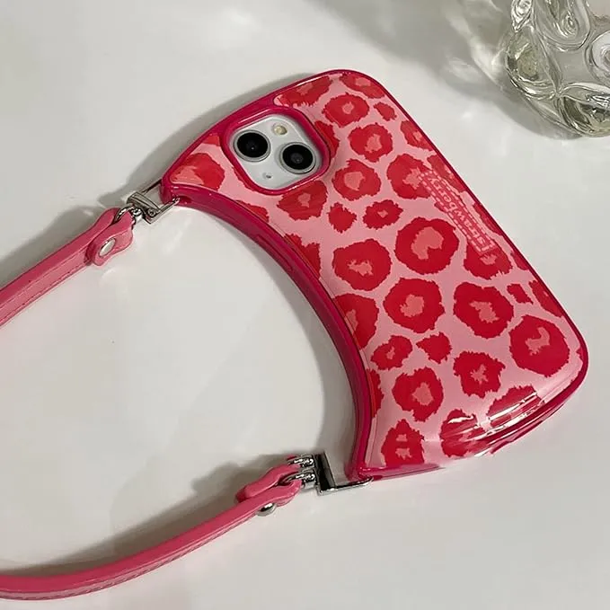 Y2k Leopard Bag iPhone Case