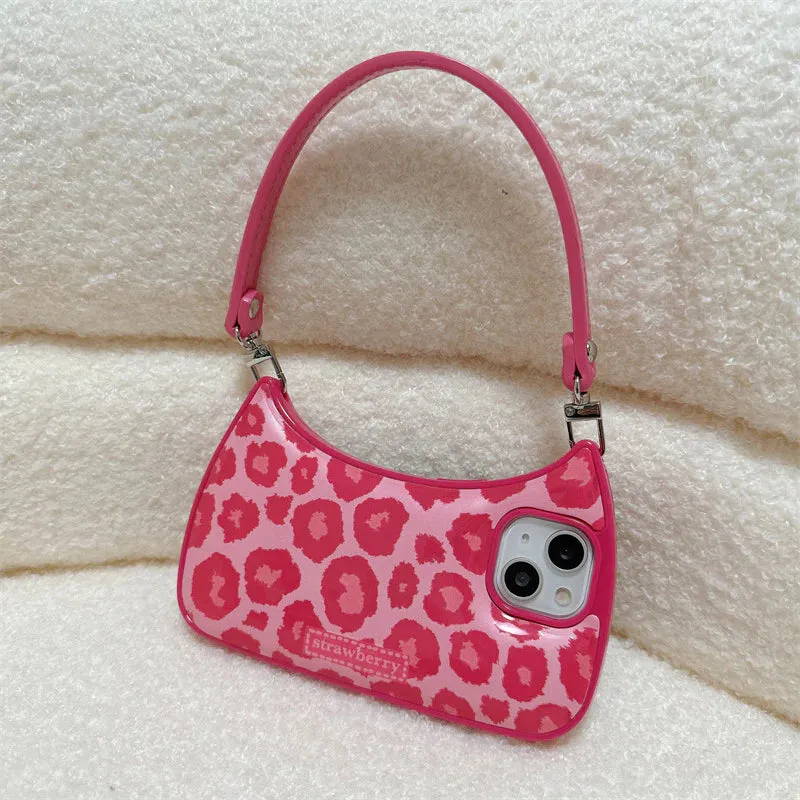 Y2k Leopard Bag iPhone Case