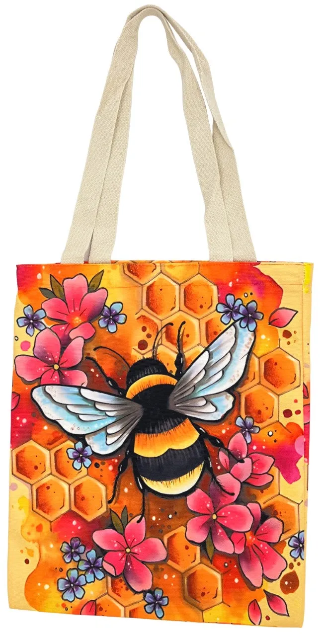 Zipped Pocket Tote Bags